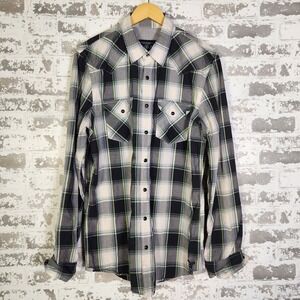 American Eagle Outfitters AirFlex+ Shirt Men's LT Plaid Flannel Vintage‎ Fit LS